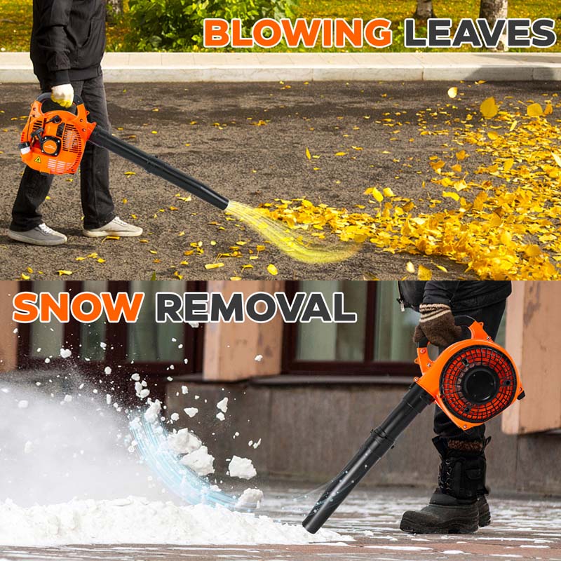 26CC 2-Stroke 380CFM 180MPH Gas-Powered Handheld Leaf Blower