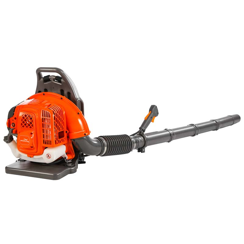 65CC 2-Stroke 850CFM 230MPH Gas-Powered Backpack Leaf Blower (Orange)