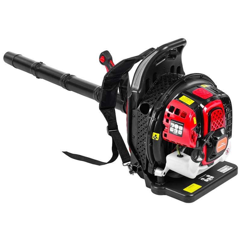 65CC 2-Stroke 850CFM 230MPH Gas-Powered Backpack Leaf Blower (Black)