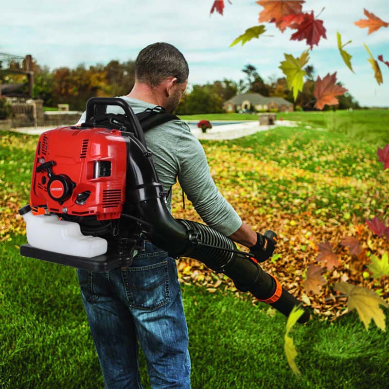 75.6CC 4-Stroke 900CFM 210MPH Gas-Powered Backpack Leaf Blower